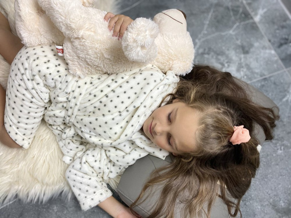 367 Accappatoio per bambini Melanie Forex - ecrù