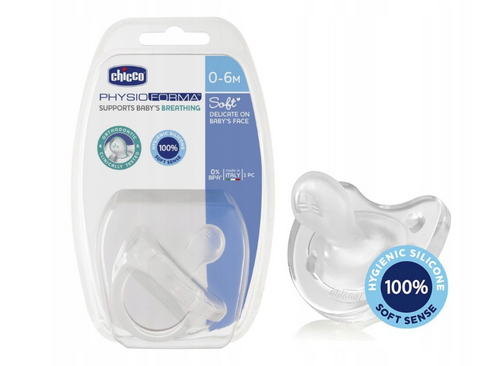 Chicco PhysioForma Ciuccio morbido in gomma ortodontica 0+