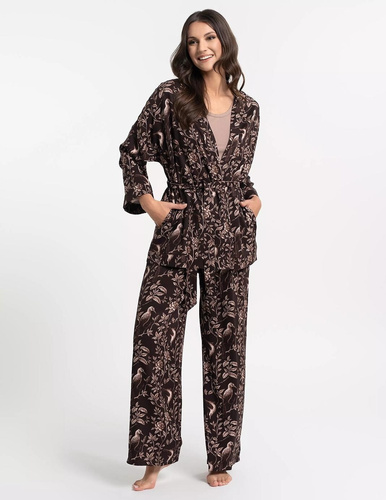 Moraj PDSZ3400 accappatoio donna cappuccino – 100% viscosa