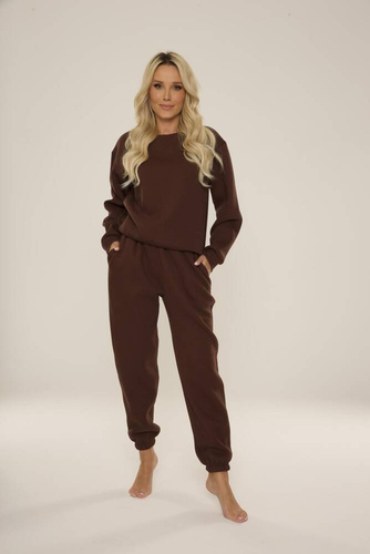 812 Tuta da ginnastica Indigo Forex donna - cioccolato