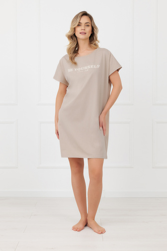 Camicia da notte donna Rima Italian Fashion 100% cotone manica corta