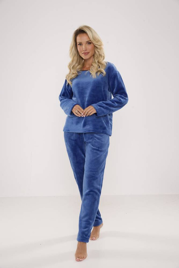 669 Pigiama morbido da donna De Lafense - denim