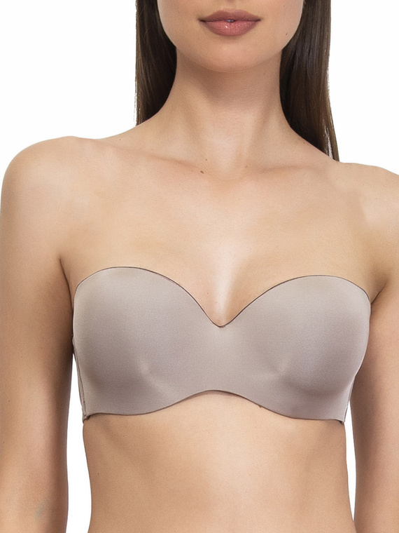 1580 Reggiseno push-up Fantastic - a fascia, microfibra Sielei grigio