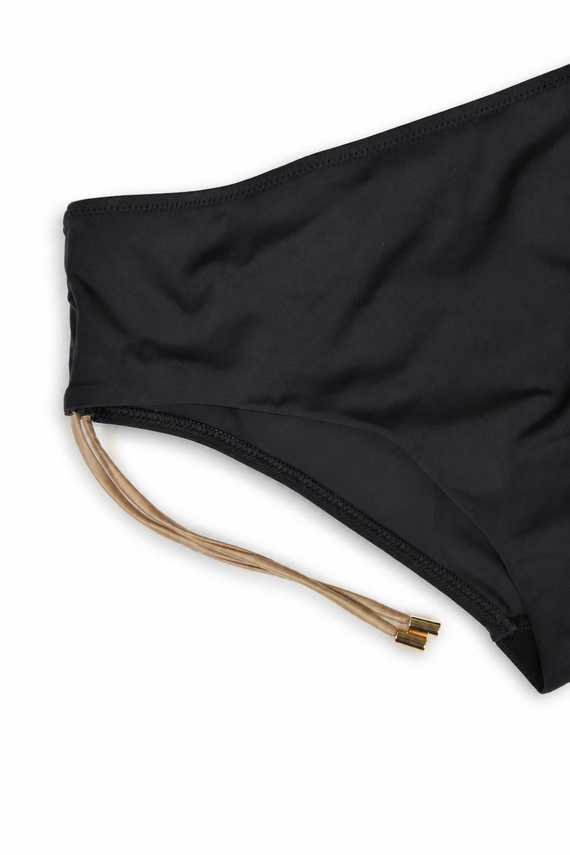Mediolano Dorato 20001 slip bikini blu con laccetti laterali