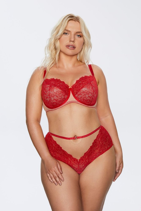 P-795/3 Mind Love Mutandine da donna Kinga rosso