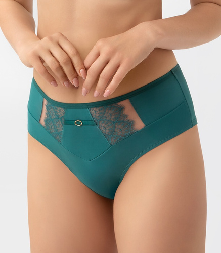 Slip brasiliano Gorsenia B004 Kasja verde – effetto liscio, femminile e comodo