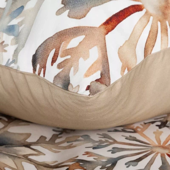 Biancheria da letto natalizia Elsa Eurofirany beige 100% cotone con cerniera