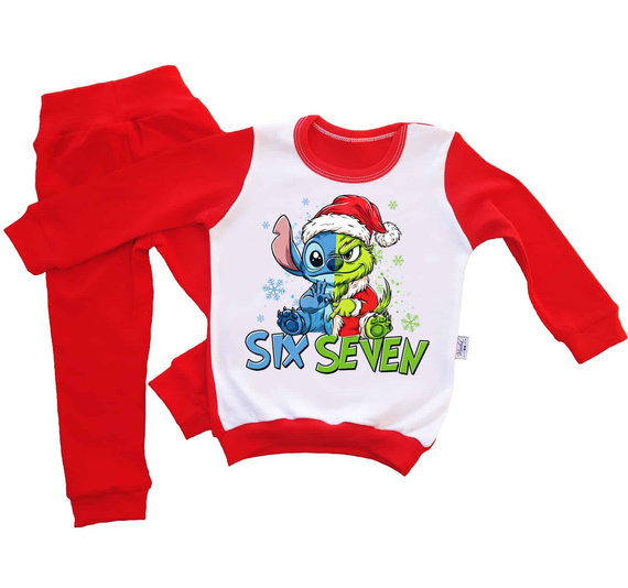 Moocha SIX SEVEN pigiama natalizia per bambini 100% cotone