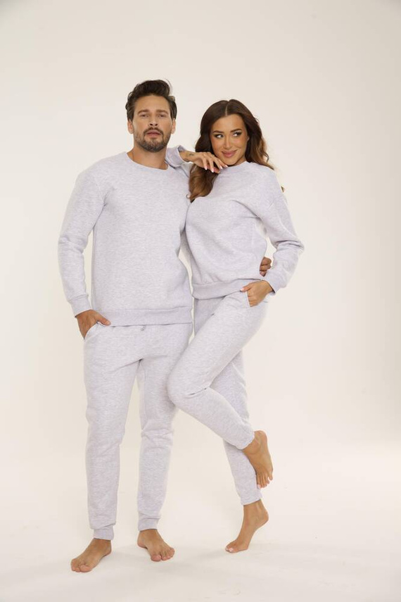 813 Indigo Tuta da uomo De Lafense - melange chiaro