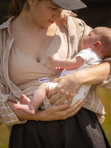 Milk&Love Mombri Klasyk reggiseno allattamento impermeabile beige