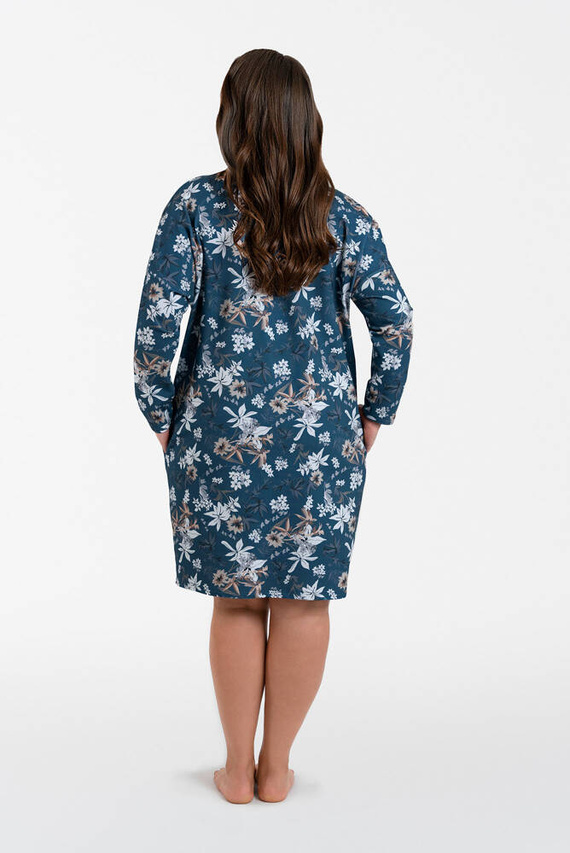 Nikjana tunica da donna a maniche lunghe Moda italiana - stampa