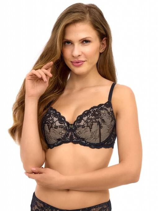 2509 Reggiseno push-up Lupoline - nero