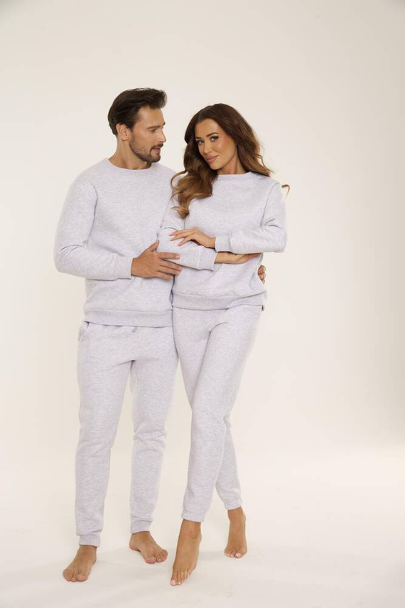 813 Indigo Tuta da uomo De Lafense - melange chiaro