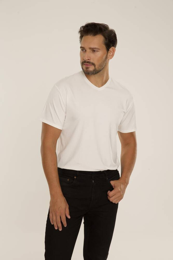 828 Chandler t-shirt De Lafense - ecrù