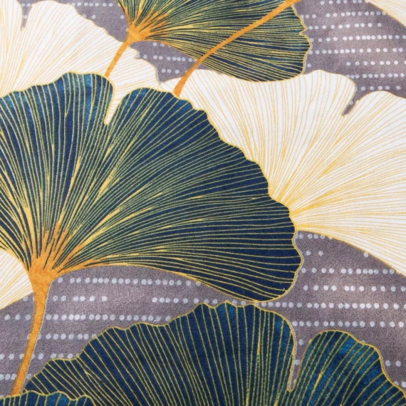 31510/2 Biancheria da letto Flannelove Darymex beige verde foglie di ginkgo - set, 100% cotone, caldo e morbido