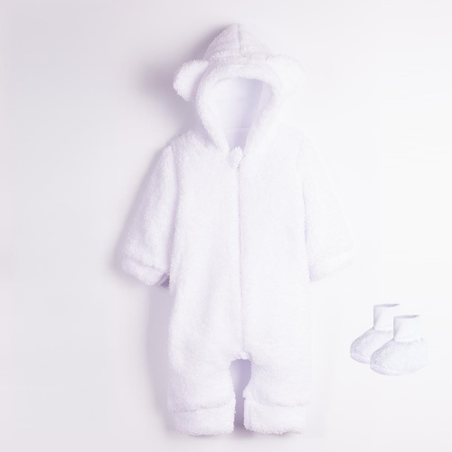 Nicol 225270 Tuta Neonato Orsetto con Cappuccio e Piedini