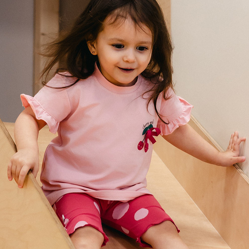 Short biker bambina Eevi Cherry cotone elastici comodi