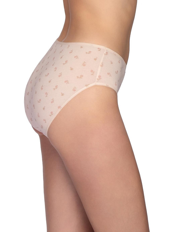 Figi L-122 BI-71 Lama Slip Bikini in Cotone 3-Pack Comfort Floreale