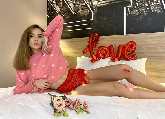 945 Reggicalze Babette Forex - rosso