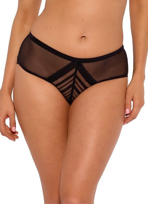 Gaia Alicia GFB 1397 Slip brasiliano nero in tulle senza cuciture laser