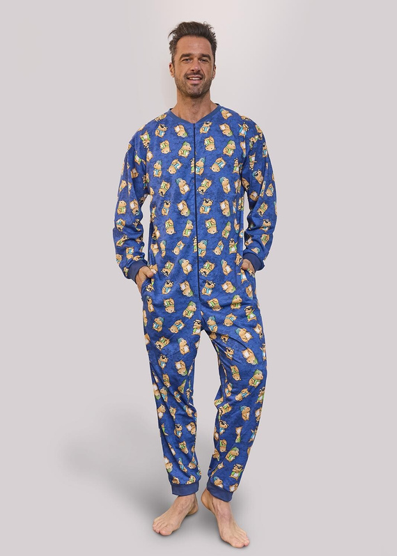 196/319 Tuta da uomo Capybara 2 Cornette - cotone, denim, stampa divertente