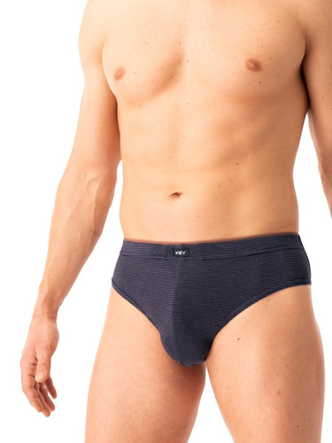 MPP 358 Key slip da uomo in cotone blu navy marrone, confezione da 2 pezzi in scatola, comfort e stile