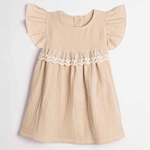 Nicol 224257 Abito in Mussola per Bambina 100% Cotone per l'Estate