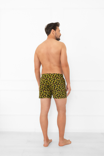 Maxim - Boxer da uomo larghi con stampa di cetrioli | Moda italiana