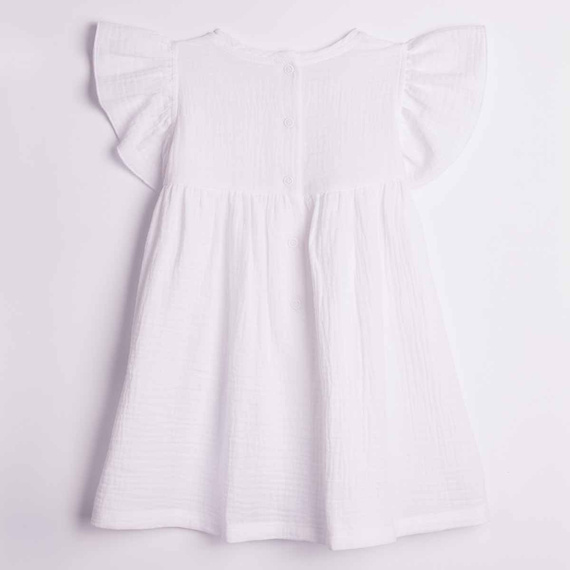 Nicol 224255 Abito in Mussola per Bambina 100% Cotone per l'Estate