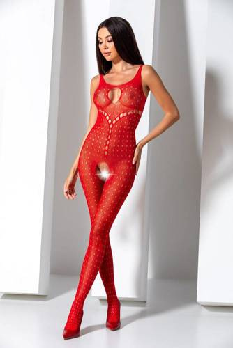 BS078 Bodystocking Rosso passione