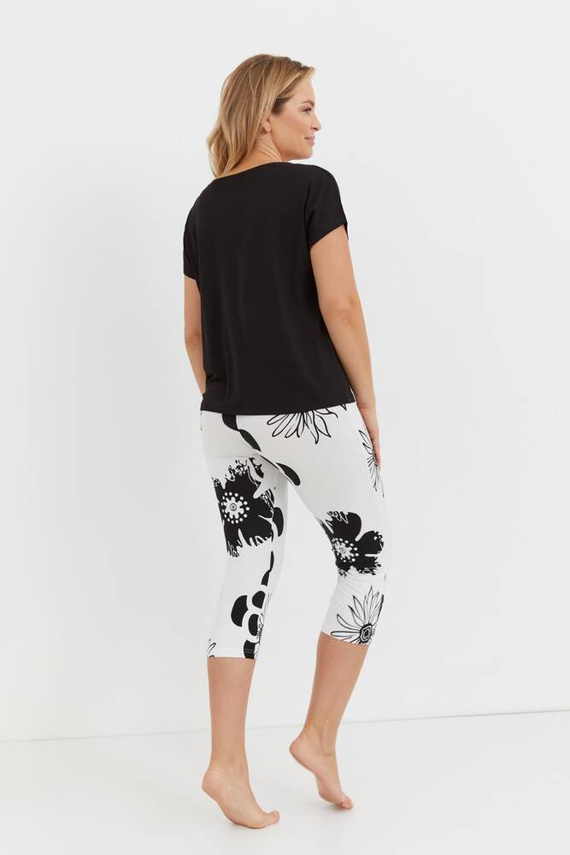 743 Pigiama donna Elle Forex - nero-ecru