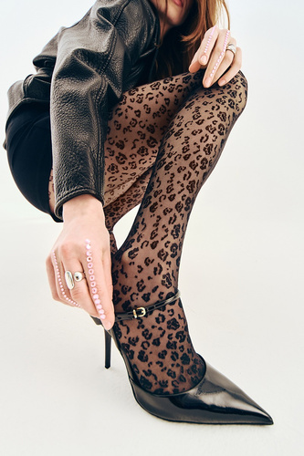 Gabriella Leonia 20 den collant leopardato – velato e leggero