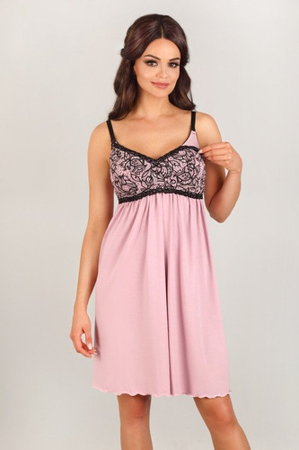 3007 MK Camicia da notte per gravidanza e allattamento Lupoline