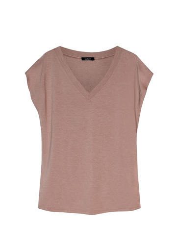 Maglia pigiama blu Mefemi Mila PG71 viscosa morbida comfort  mokka