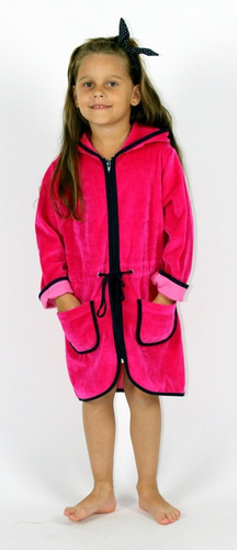 374 / 375 Accappatoio Desiree Baby - lampone