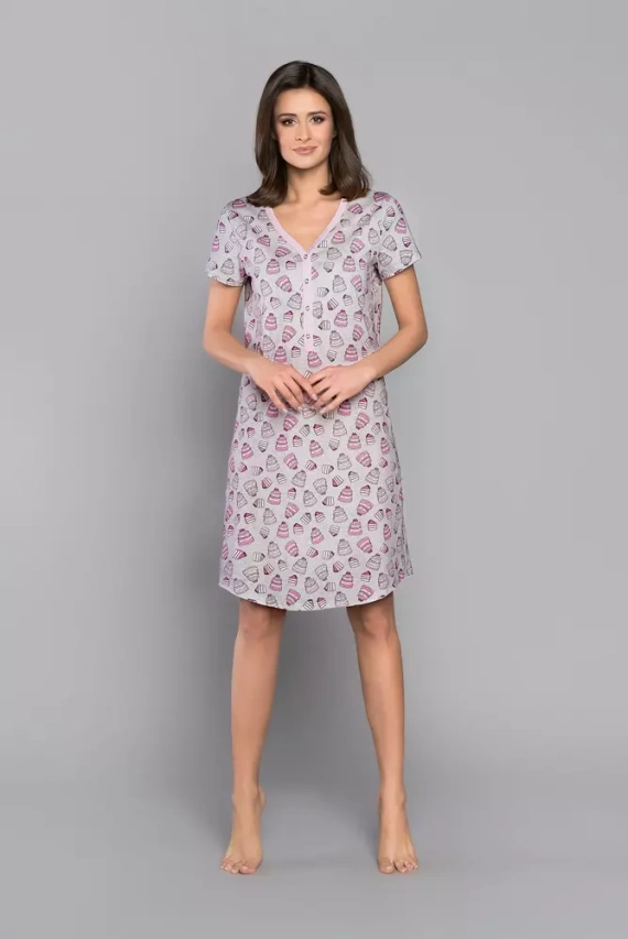 Dolce Camicia da donna a maniche corte Moda italiana - stampa