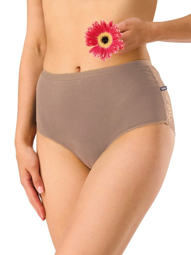 Slip donna LPF 112 Key maxi bikini in cotone – comfort stabile in set da 2