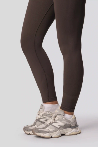 Leggings push-up Spaio PRO vita alta modellanti coprenti chocolate