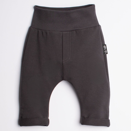 Nicol Olo 222275 pantaloni tuta in cotone grafite per bambino