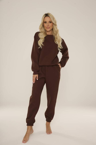 812 Tuta da ginnastica Indigo Forex donna - cioccolato