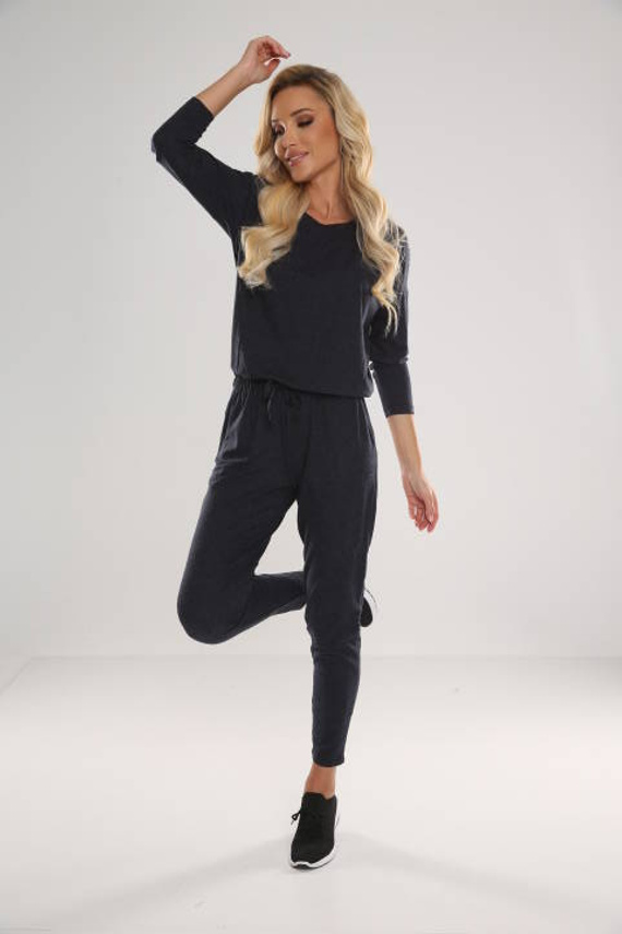 305 Paula Tuta pigiama donna - blu navy