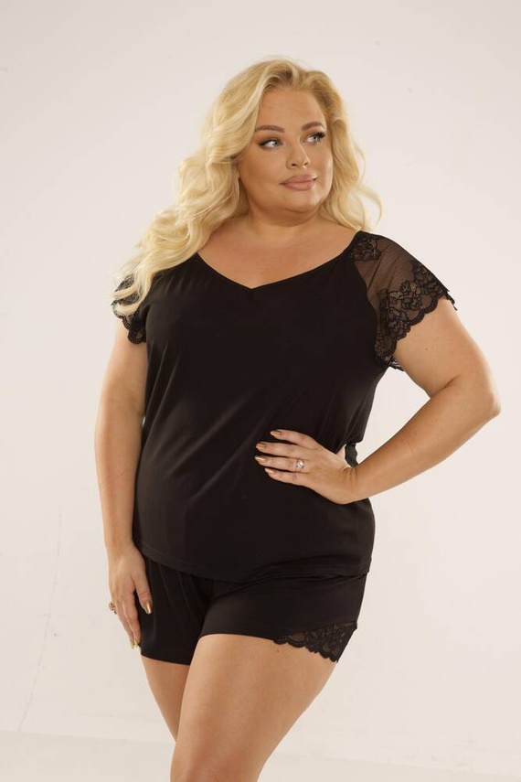 625 Dagmara Pigiama da donna Forex - nero