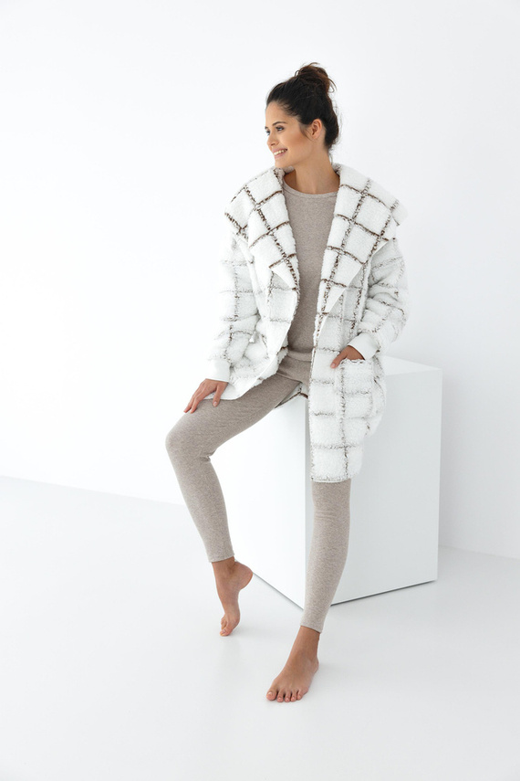 Sensis Delphine - Cardigan a righe bianche