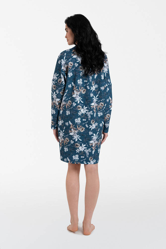 Nikjana tunica da donna a maniche lunghe Moda italiana - stampa