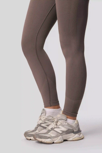 Leggings push-up Spaio PRO vita alta modellanti coprenti taupe