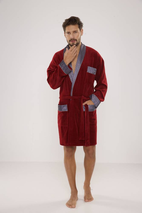 772 Vestaglia da uomo Bonjour in forex - marrone