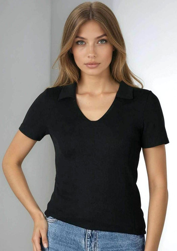 Blusa donna Eldar Active Gessa – blusa aderente in viscosa con scollo a V
