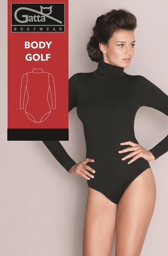 Gatta Body 5577 donna dolcevita senza cuciture manica lunga microfibra