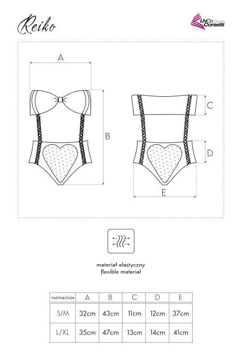 Reiko LC 8083 LivCo Corsetti Moda donna corpo nero