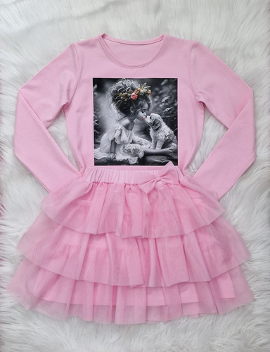 Camicetta Kiss Baby Bambarillo jersey rosa | Comfort e stile